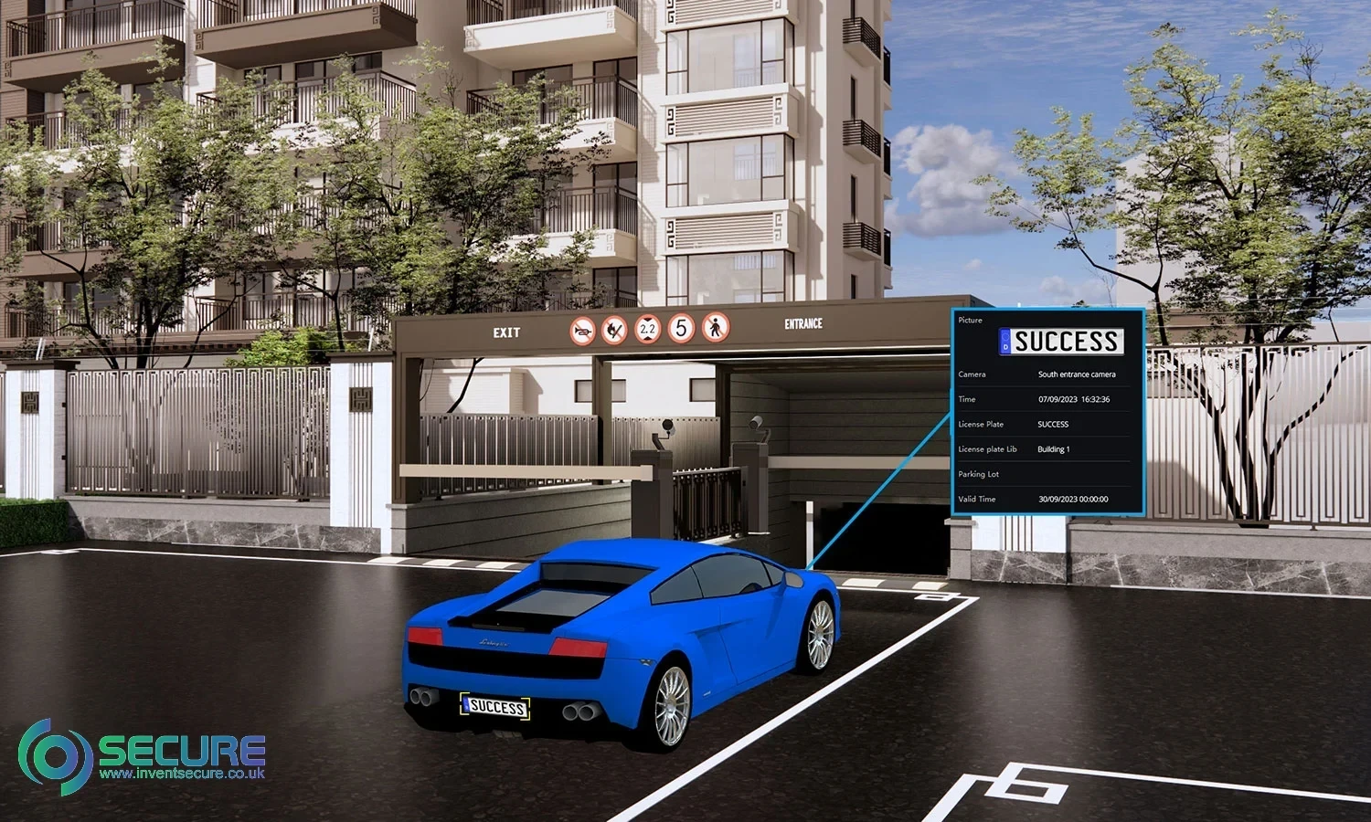 Vehicle Recognition and Entrance & Exit Management