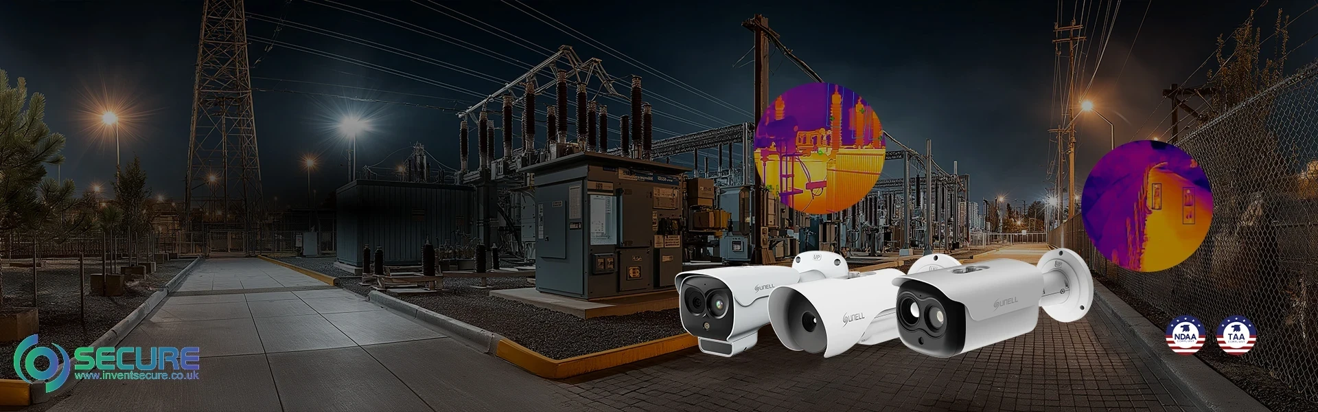 Featuring single-lens and bi-spectrum options, ideal for critical infrastructure such as power substations, providing accurate temperature monitoring and 24/7 perimeter defense.